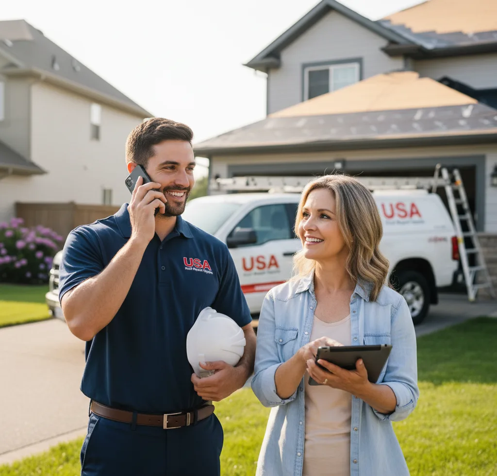 USA Roof Repair Experts customer support in Illinois